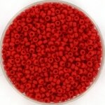 Miyuki 11/0 Opaque matte red