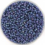 Miyuki 11/0 Opaque glazed frosted rainbow bayberry