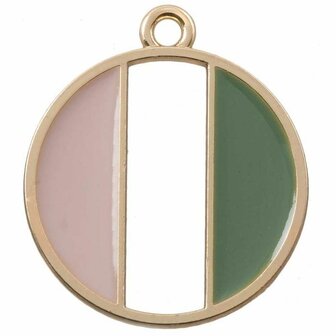 Hanger Enamel, Pink Green