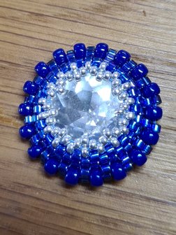 Zelfmaakpakket rivoli ring cobalt blauw