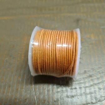 Waxkoord Oranje 1mm