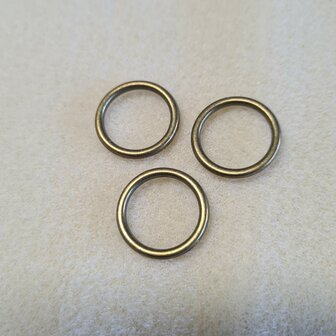 Gesloten Ring brons (binnenmaat 15mm)