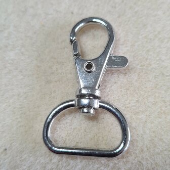 Metalen AS sleutelhanger 40x25mm