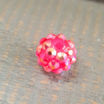 Shamballa kralen 11,5mm Rood