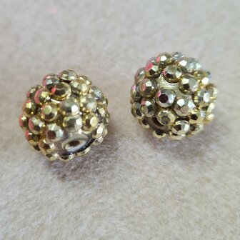 Shamballa kralen 14,5mm Goud