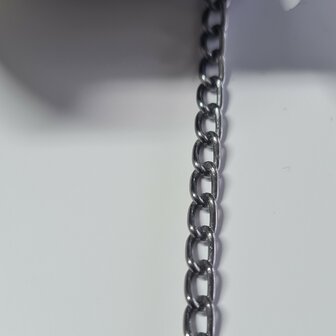 Aluminium Schakelketting B/N 3x5mm