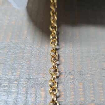 Jasseron goud 3mm