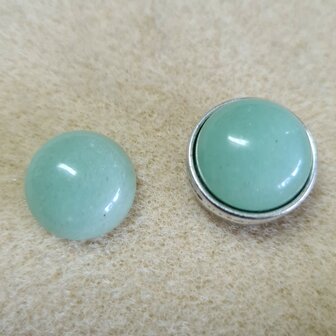 Green Aventurine plaksteen facet rond 15mm 