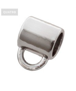 Schuifkraal oog 4mm binnenmaat ant.zilver