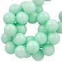 Jade kraal 6mm mintgroen